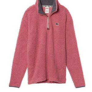 VS PINK Sherpa Pullover